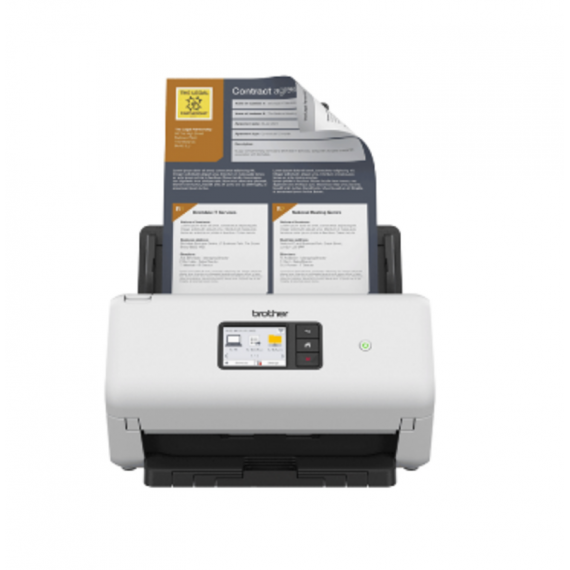Escáner Documental Brother ADS-4550w Dúplex 70 ppm con ADF y Conectividad WiFi