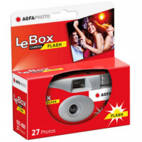 Agfa Lebox 400 Cámara Desechable 27 Fotos Flash  AGFAPHOTO