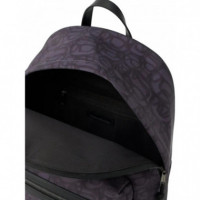 KARL LAGERFELD - k/ikon aop backpack - 999 - B1M30211/999