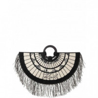 KARL LAGERFELD - k/signature 2.0 tph fan fringe - 998 - B2W30007/998
