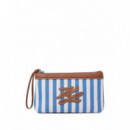 KARL LAGERFELD - k/autograph stripe pouch - 349 - B2W46083/349