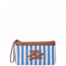 KARL LAGERFELD - k/autograph stripe pouch - 349 - B2W46083/349