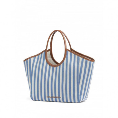 KARL LAGERFELD - k/autograph stripe canvas bag - 349 - B2W46074/349