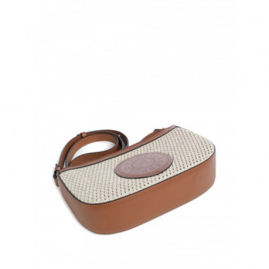 KARL LAGERFELD - k/circle saddle cb raffia mesh - 1an - B2W30020/1an