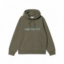 CARHARTT - Hooded Carhartt Sweat 58/ - 3PMXX - I030547/3PMXX