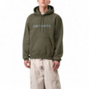 CARHARTT - Hooded Carhartt Sweat 58/ - 3PMXX - I030547/3PMXX