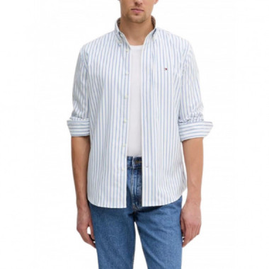 TOMMY HILFIGER - PERFORMANCE STRIPE POPLIN - 0FA - F|MW0MW41780/0FA