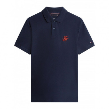 TOMMY HILFIGER - TH SCRIPT REG POLO - DW5 - F|MW0MW43046/DW5