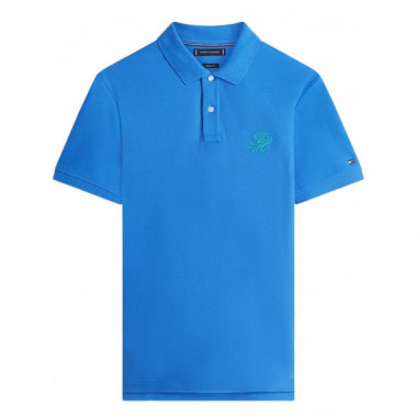 TOMMY HILFIGER - TH SCRIPT REG POLO - C4U - F|MW0MW43046/C4U