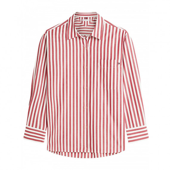 TOMMY HILFIGER - ESS POPLIN EASY FIT SHIRT - 0AA - F|WW0WW45612/0AA