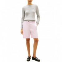 TOMMY HILFIGER - Co Gmd Blend Chino Short - Vqu - F|WW0WW49648/VQU