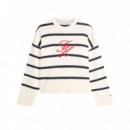 TOMMY HILFIGER - FULL NEEDLE GRAPHIC SWEATER - 0AN - F|WW0WW49768/0AN