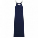 TOMMY HILFIGER - CONTRAST BIND RIB TANK DRS - C1G - F|WW0WW48740/C1G