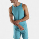 Camiseta Correr Asillas Reebok Azul