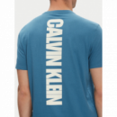 Camiseta CALVIN KLEIN Word Azul