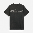 Camiseta Pica Pica Vacation mode gris lavado PB