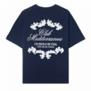 Camiseta Pompeii Mediterranea azul marina PB