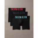 BOXER BRIEF 3PK BLACK W/ OMBRE BLUE LOGO