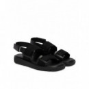 SQ MOLDED SANDAL WEBB TRIPLE BLACK