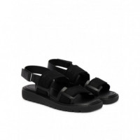 SQ MOLDED SANDAL WEBB TRIPLE BLACK
