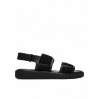 SQ MOLDED SANDAL WEBB TRIPLE BLACK