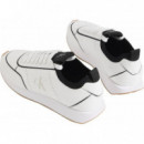 RETRO RUNNR SOCK PATCH LTH BRIGHT WHITE/