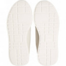 RETRO RUNNR SOCK PATCH LTH DK ECRU/BLUSH