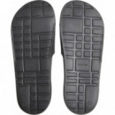 ESS SLIDE PU AOP TRIPLE BLACK MONO