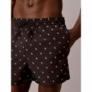 SHORT DRAWSTRING COVERED WAISTBA 17496 D
