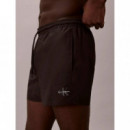 SHORT DRAWSTRING WAISTBAND BLACK