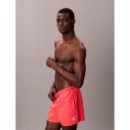 SHORT DRAWSTRING WAISTBAND PUNCH PINK