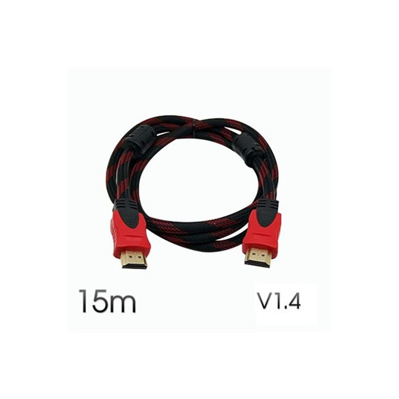 CROMAD Cable HDMI M/m 15MTRS V1.4 Eco Rojo CR0647