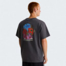 Camisetas Hombre Camiseta THE NORTH FACE Holgada 1966 Flora Anthracite