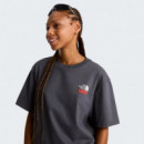 Camisetas Hombre Camiseta THE NORTH FACE Holgada 1966 Flora Anthracite
