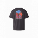Camisetas Hombre Camiseta THE NORTH FACE Holgada 1966 Flora Anthracite