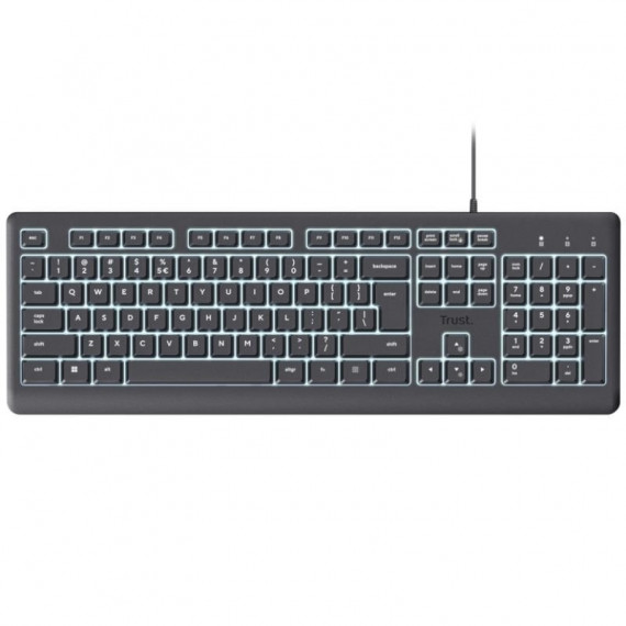 Teclado TRUST Primo USB Illuminated Black