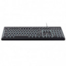 Teclado TRUST Primo USB Illuminated Black