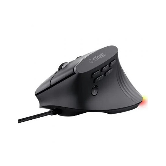 Raton TRUST Gxt 145 Rexxa USB Rgb Ergonomic Black