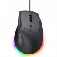 Raton TRUST Gxt 145 Rexxa USB Rgb Ergonomic Black