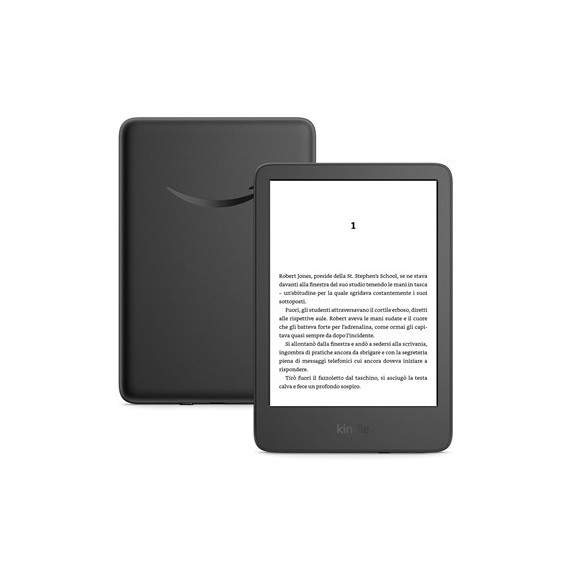KINDLE Libro Electronico 11Gen Negro 6", Wifi,16GB,Tactil,Con Luz Integrada, USB C