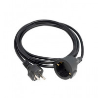 EUROCONNEX Cable Extensor Corriente Schuko Negro 3MTRS 4410-3