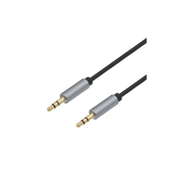 EUROCONNEX Cable Audio Jack 3.5MM M/m 2MTRS Negro AU100-2