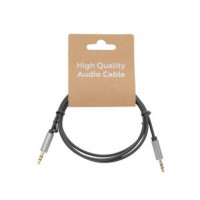 EUROCONNEX Cable Audio Jack 3.5mm M/M 2Mtrs Negro AU100-2