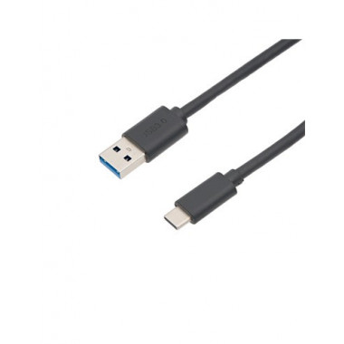 EUROCONNEX Cable Datos Usb/M 3.0 A Tipo C/M 3.1 Gen 2 10Gbps 3A 2Mtrs Negro USB317-2