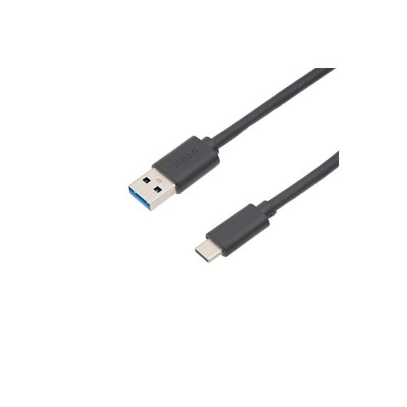 EUROCONNEX Cable Datos Usb/M 3.0 A Tipo C/M 3.1 Gen 2 10Gbps 3A 2Mtrs Negro USB317-2