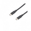 EUROCONNEX Cable Datos Tipo C 3.2 M/M Gen 2x2 20Gbps 5A 100W 1Mtr Negro USB315-1