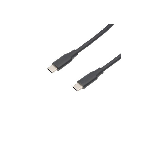 EUROCONNEX Cable Datos Tipo C 3.2 M/M Gen 2x2 20Gbps 5A 100W 1Mtr Negro USB315-1