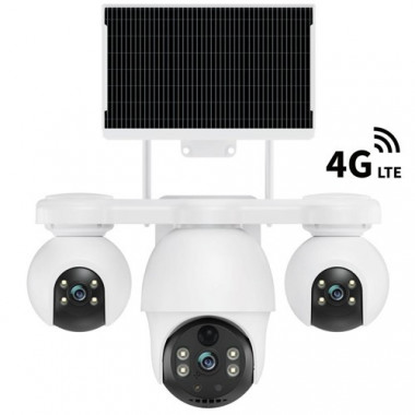 V380MAX P19SE-4G CAMARA SEG. TRIPLE 4G+PANEL SOLAR