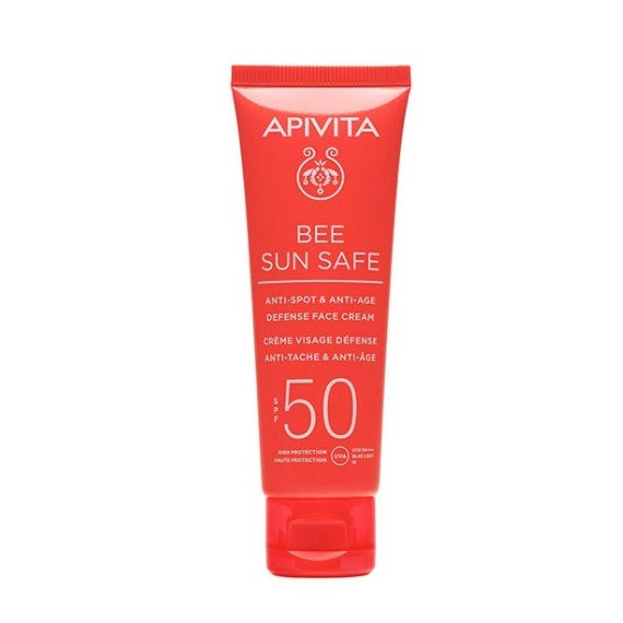 APIVITA BEE SUN SAFE ANTI SPOT Y ANTI AGE CREMA SPF 50  50ML (PACK LIM)