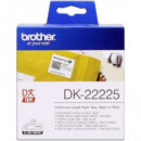 Cinta Papel Continua BROTHER Blanca 38MM 30.48M (DK22225)